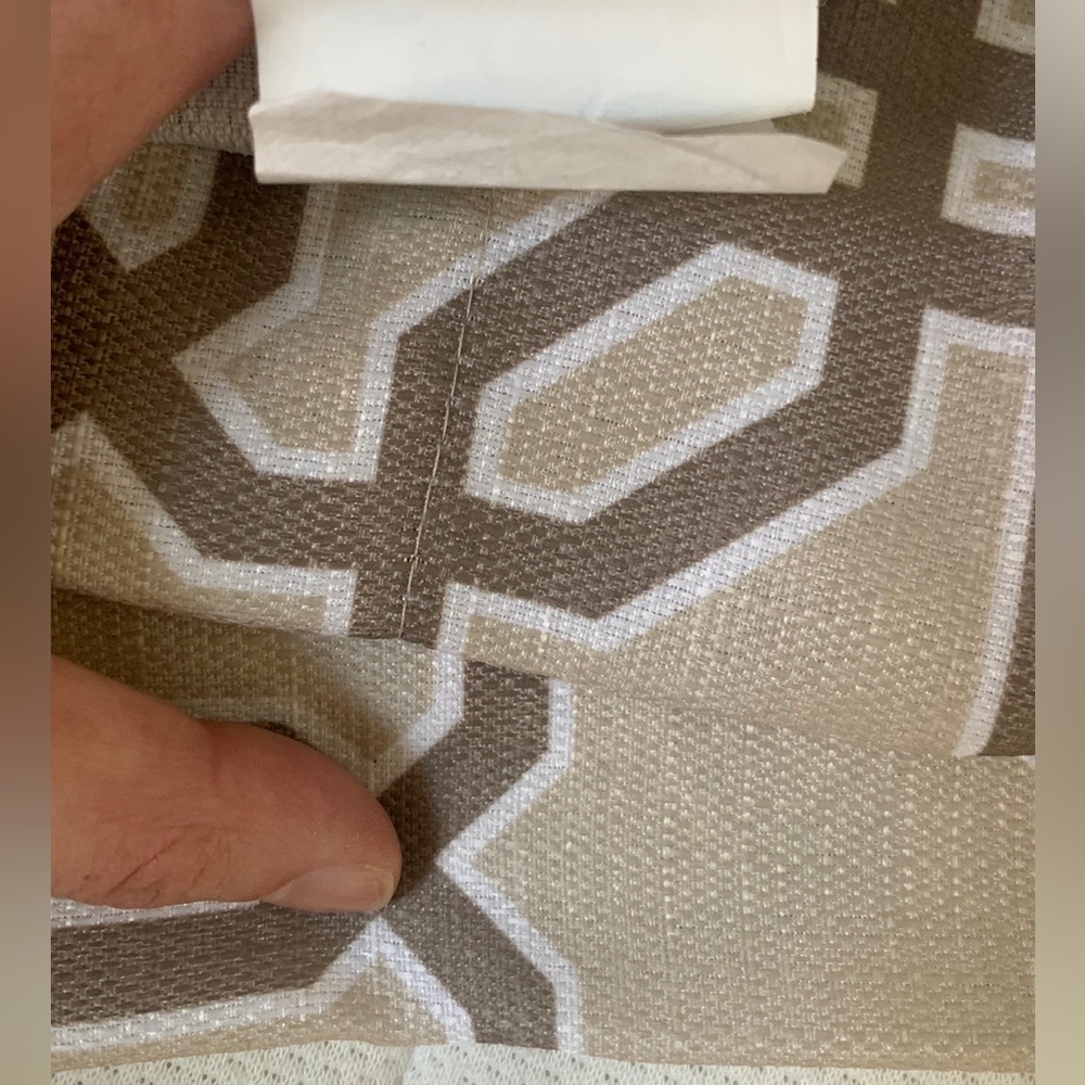 🍀4 for $25🍀 Mainstays Two Panels Curtains Tan/Havane - Picture 3 of 7